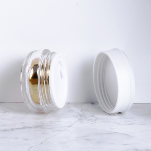 5g 10g mini colored acrylic makeup cream jar wholesale uv glue polish container