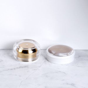 5g 10g mini colored acrylic makeup cream jar wholesale uv glue polish container