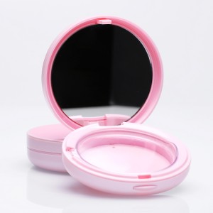 Popular Empty Air Cushion Compact Powder Cases Cosmetic Foundation Plastic Boxes With Mirror
