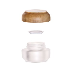 15g round wooden pet collar matte food not clear wide frosted plastic cosmetic jar