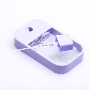 45ml Empty Transparent mini phone shape square hand sanitizer pocket credit card perfume spray Containers
