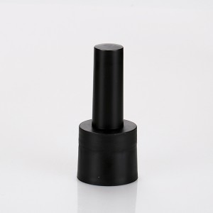 10g low price color nail art polish paint plastic bottle black glue container with brush
