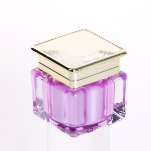 3g 5g 10g 15g 20g 30g atomizador cuadrado pet rose gold compact powder case clear body butter plastic jars