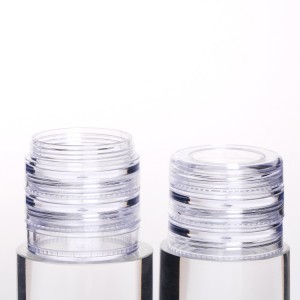 5g 10g makeup puff powder beauty blend case holder silico jar plastic glass cream tin with rotating metal lid
