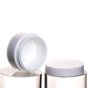10g double wall gel polish empty skincare eye cream jar white pp plastic container