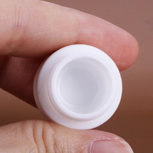 1.5g empty color nail gel polish white bottle pp plastic simple exquisite jar mini container