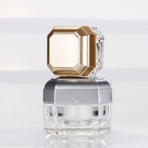 5g 10g Good Quality Clear Acrylic Cosmetic Pot Unique Design Skin Care Cream Bottle for Nail Art