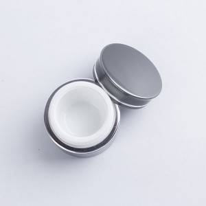 5g Grey Aluminum Factory Price Nail Polish Top Gel Container Aluminum Jars for Cosmetics and Skincare