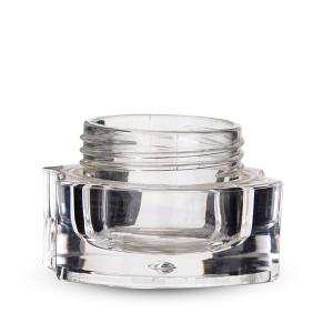 factory Outlets for China Plastic Body Material and Skin Care Cream Use Acrylic Jars