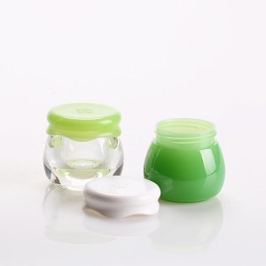 10g Honey Jar Shape Acrylic Empty UV Gel Nail Polish Cosmetic Bottle Lovely Mini Plastic Eye Cream Container