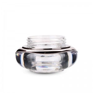 5g Transparent PS Diamond Jars for Cosmetics