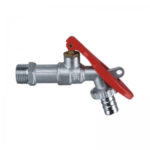 STA brass bibcock valve with lock