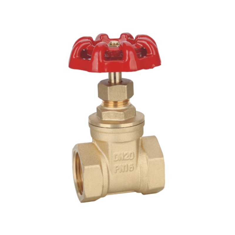 Brass Gate Valve used to control and cut off pipes such as hot and cold water systems and water supply systems