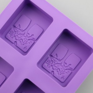 Silicone 4-cavity Happy Tree Soap Mold