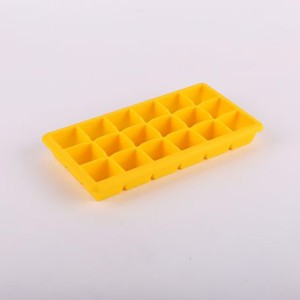 Ime ụlọ 18 reusable reusable friji silicone ice tray