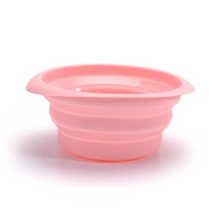 Microwave safe and flexible silicone food steamer bowl