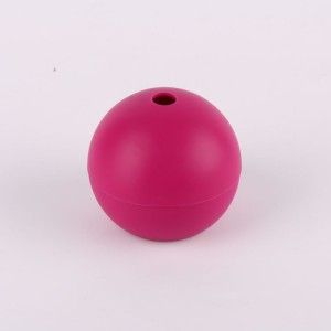 व्हिस्की कॉकटेल के लिए सिंगल सिलिकॉन आइस बॉल मोल्ड छोटी बॉल आइस क्यूब ट्रे गोल आकार की आइस क्यूब ट्रे