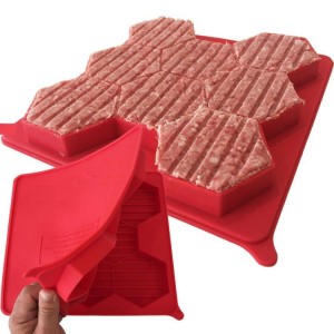 Macchina per hamburger flessibile in silicone 8 in 1