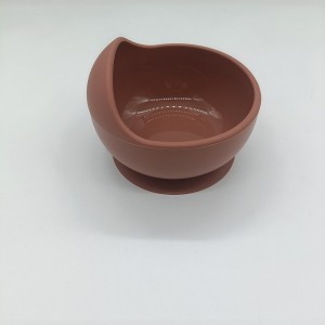 Food-pola Silicone Baby Suction Bowl