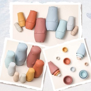 Children’s Silicone Russian Nesting Toy