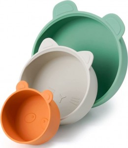 OEM Manufacturer Silicone Toddler Cute Bowls Set