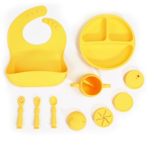 Kundenspezifische Silikon-Futtergeschirr-Set-Fabrik für Kleinkinder