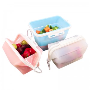 Wholesale 1500ml Silicone Portable Food Storage Bags