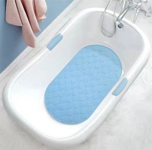 Almohadilla antideslizante de silicona de fábrica personalizada para bañeiras de bebé