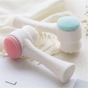Custom Factory Double sided silicone facial cleansing brush