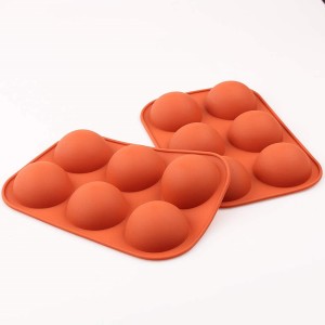 Customized Silicone Setengah Round Dome Mousse Mould