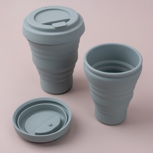 Портативна силіконова чашка для кави