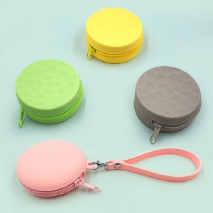 Factory Round Silicone Coin Purse