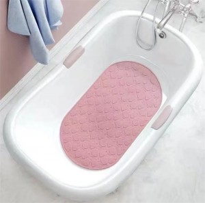 Cuscinetto antiscivolo in silicone personalizzato per vasche da bagno per bambini