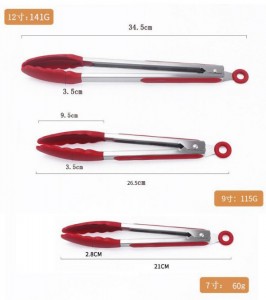 OEM Stainless Steel Handle Silicone Locking Tong Manufacturer
