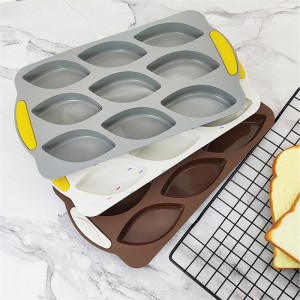 Custom Factory Leaf shaped jelly pudding silicone mold