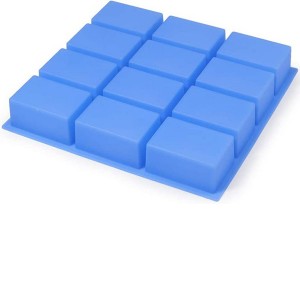 Rectangle shape silicone  soap mold