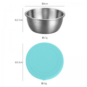 Round Stainless Steel Sauce Box Container