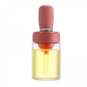 Silicone Oil Brush With Glass Bottle