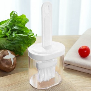 Silicone BBQ Brush With Oil Dispenser Bottle