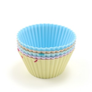Vaso para muffins de silicona en cor doce personalizado