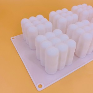 OEM Silikona 6 dobumu Magic Cube kūkas veidne
