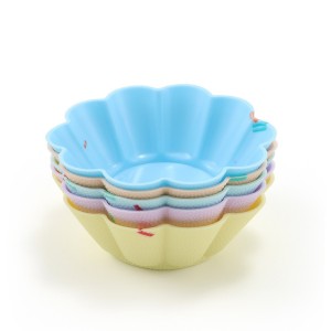 Custom nga Candy Color Silicone Muffin Cup