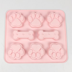 Силіконова форма для торта у формі кішки-собаки з антипригарним покриттям