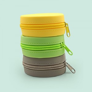Factory Round Silicone Coin Purse