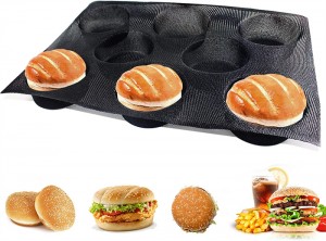 Moldes de hamburguesas de silicona perforados personalizados