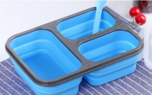 Vikbar matlåda i silikon i grossistledet