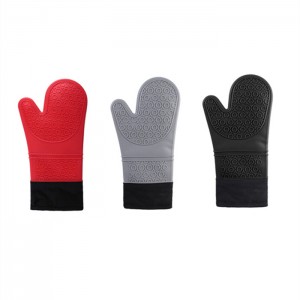 Customized manufacturer silicone cotton oven gloves