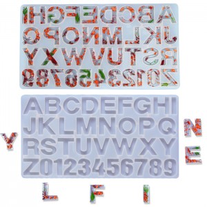 ʻO ka mea hana maʻamau silicone letters resin mold