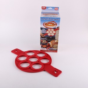 Customized Manufacturer 8 Cavities Silicone pancake agup-op