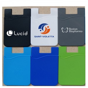 OEM Factory Silicone Phone Card Holder